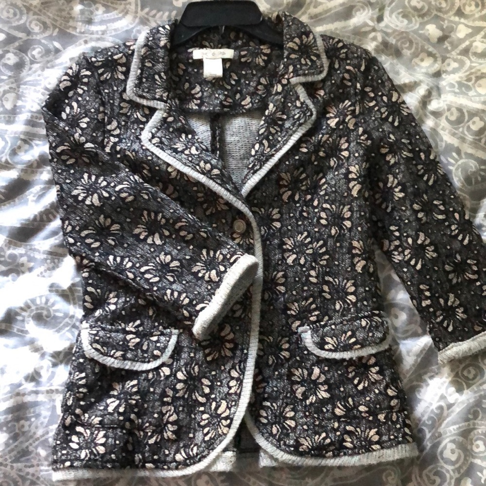 Patterned blazer